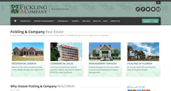 Desktop Screenshot of fickling.com