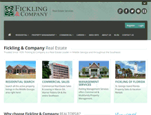 Tablet Screenshot of fickling.com